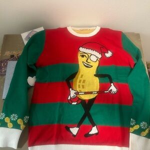 mr peanut planters ugly christmas sweater